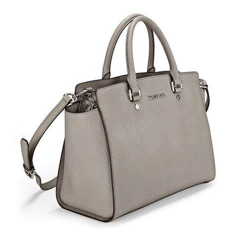 michael kors selma satchel pearl grey